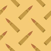 bullet seamless pattern vector illustration.Texture of military ammunition. Cartridges for rifles and submachine gun.
