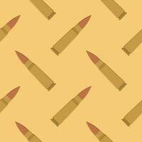 bullet seamless pattern vector illustration.Texture of military ammunition. Cartridges for rifles and submachine gun.