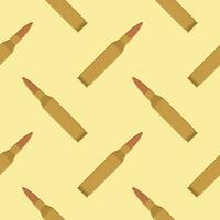 bullet seamless pattern vector illustration.Texture of military ammunition. Cartridges for rifles and submachine gun.