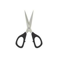 scissors flat design vector illustration isolated on white background