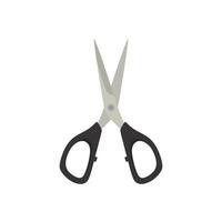 scissors flat design vector illustration isolated on white background