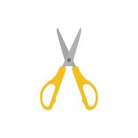 scissors flat design vector illustration isolated on white background