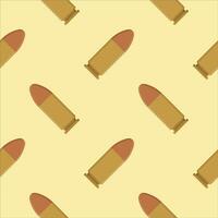 bullet seamless pattern vector illustration.Texture of military ammunition. Cartridges for rifles and submachine gun.