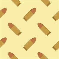 bullet seamless pattern vector illustration.Texture of military ammunition. Cartridges for rifles and submachine gun.