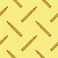 bullet seamless pattern vector illustration.Texture of military ammunition. Cartridges for rifles and submachine gun.