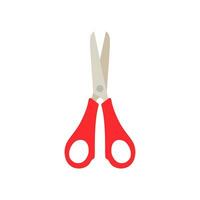 scissors flat design vector illustration isolated on white background