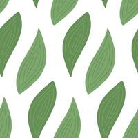 sin costura modelo de spathiphyllum hojas en de moda verde sombras. diseño concepto para diferente usos vector