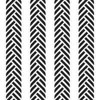 A black and white pattern border of tire treads vector