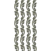 A dynamic abstract artwork featuring wavy lines in contrasting black and white vector