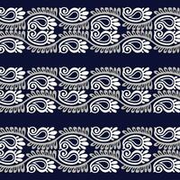 A blue and white pattern with elegant swirling designs vector