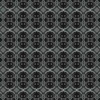 A black and white background with a pattern, repeated seamless border vector