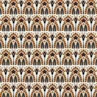 Architectural arches forming a mesmerizing pattern on a clean white background vector