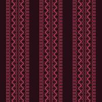 A vibrant red and black repeated seamless striped border vector