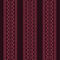 A vibrant red and black repeated seamless striped border vector