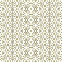 A white background with a gold pattern on it, seamless repeated pattern vector