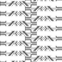 un monocromo resumen modelo con intersectando líneas vector