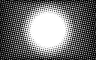 Horizontal circle frame halftone gradient grunge overlay background vector