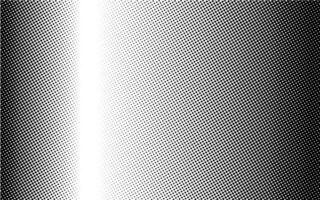 Vertical left and right gradient halftone dotted ratio 30-70 background. Dots texture banner template. Texture overlay grunge distress linear. Black and white duotone faded effect layout. illustration vector