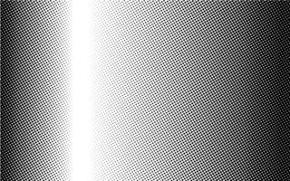 Vertical left and right gradient halftone dotted ratio 30-70 background. Dots texture banner template. Texture overlay grunge distress linear. Black and white duotone faded effect layout. illustration vector