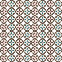 A geometric pattern with overlapping circles on a white background vector