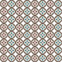 A geometric pattern with overlapping circles on a white background vector