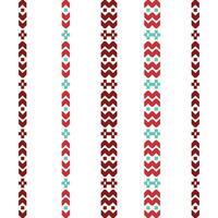 Abstract geometric pattern borders with red and blue lines on a white background vector