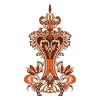 An intricate and elaborate design drawn on a clean white background vector