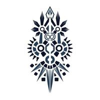 An elegant sleek modern abstract drawing for pattern vector