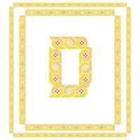 An intricately designed decorative frame vector