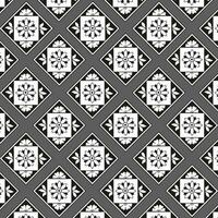 A monochrome pattern with squares vector