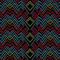 A very colorful pattern with a black background vector