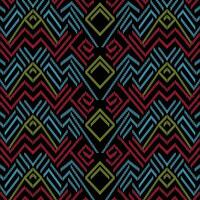 A very colorful pattern with a black background vector