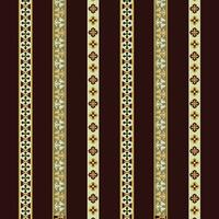 A red and gold striped border pattern vector