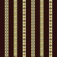 A red and gold striped border pattern vector