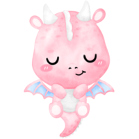 rose dragon, mignonne dragon, année de le dragon png