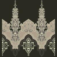 A black and white pattern against a dark background vector