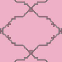 A pink patterned background, seamless repeated pattern vector