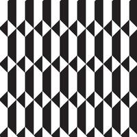 An abstract black and white pattern of interlocking triangles, seamless repeated pattern vector