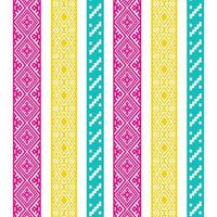 A vibrant striped pattern border with a variety of colors vector