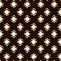 A geometric pattern with brown and white squares, repeated seamless pattern vector