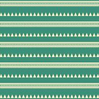 A geometric border pattern with alternating green and white triangles vector