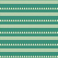 A geometric border pattern with alternating green and white triangles vector