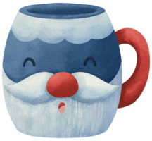 Cute Christmas Mug Illustration png