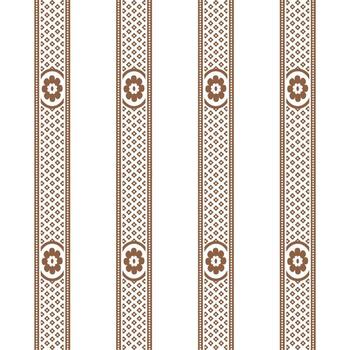 A unique repeated seamless border having a pattern on it vector