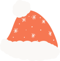 de kerstman hoed decoratie png