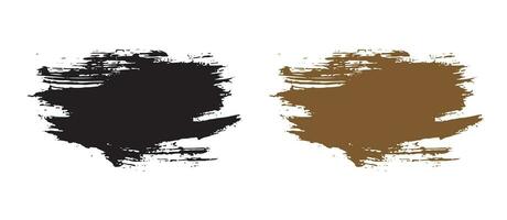 Grunge paintbrush collection vector