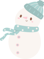 Snowman Christmas element decoration png