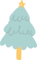 Christmas tree element decoration png