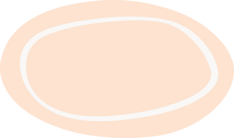 simple oval carpet png