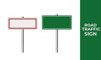 Blank board with place for text, Direction vector illustration